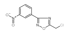 5-CHLOROMETHYL-3-(3-NITRO-PHENYL)-[1,2,4]OXADIAZOLE Structure
