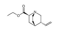 ethyl-5-vinyl-2-quinuclidine carboxylate Structure