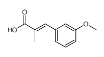 2-PROPENOIC ACID, 3-(3-METHOXYPHENYL)-2-METHYL- structure