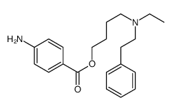4-Aminobenzoic acid 4-(ethylphenethylamino)butyl ester structure