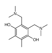 2,3-bis[(dimethylamino)methyl]-5,6-dimethylbenzene-1,4-diol结构式