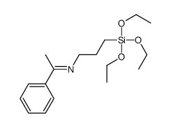 N-(1-phenylethylidene)-3-(triethoxysilyl)propylamine结构式