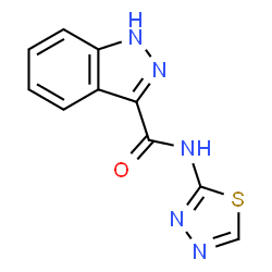 1H-Indazole-3-carboxamide,N-1,3,4-thiadiazol-2-yl-(9CI)结构式