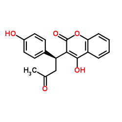 (S)-4'-Hydroxy Warfarin结构式