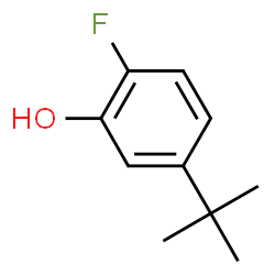Phenol,5-(1,1-dimethylethyl)-2-fluoro-结构式
