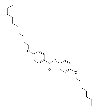 (4-heptoxyphenyl) 4-decoxybenzoate结构式