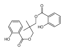 2,2-dimethyl-1,3-propanediyl disalicylate结构式