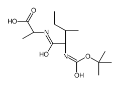(2S)-2-[[(2S,3S)-3-methyl-2-[(2-methylpropan-2-yl)oxycarbonylamino]pentanoyl]amino]propanoic acid结构式