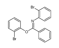 N-(2-bromo-phenyl)-benzimidic acid-(2-bromo-phenyl ester) Structure