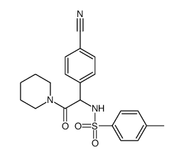 N-[1-(4-cyanophenyl)-2-oxo-2-piperidin-1-ylethyl]-4-methylbenzenesulfonamide Structure