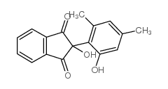 2-Hydroxy-2-(6-hydroxy-2,4-xylyl)-1,3-indandione structure