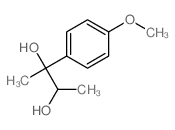 2,3-Butanediol,2-(4-methoxyphenyl)- Structure