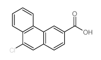 3-Phenanthrenecarboxylicacid, 9-chloro- structure