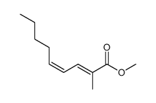 methyl (E,Z)-2-methyl-2,4-nonadienoate Structure