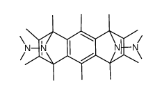 N11,N11,N12,N12,1,2,3,4,5,6,7,8,9,10-tetradecamethyl-1,4,5,8-tetrahydro-1,4:5,8-diepiminoanthracene-11,12-diamine Structure