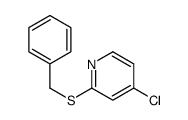 2-benzylsulfanyl-4-chloropyridine结构式