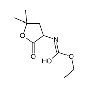 ethyl N-(5,5-dimethyl-2-oxooxolan-3-yl)carbamate结构式