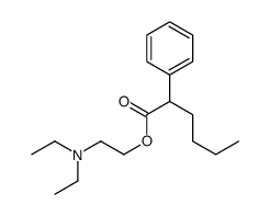 2-(diethylamino)ethyl 2-phenylhexanoate Structure