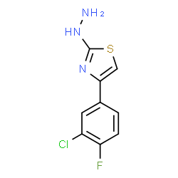 4-(3-CHLORO-4-FLUOROPHENYL)-2(3H)-THIAZOLONE HYDRAZONE Structure