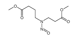 methyl 4-[(3-methoxy-3-oxopropyl)-nitrosoamino]butanoate结构式