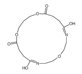 1,9,13-trioxa-4,18-diazacycloicosane-5,8,14,17-tetrone结构式