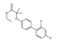 ethyl 2-[4-(2,4-difluorophenyl)phenoxy]-2-methylpropanoate Structure