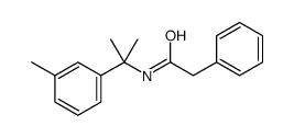 N-[2-(3-methylphenyl)propan-2-yl]-2-phenylacetamide Structure