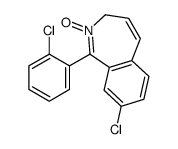 8-chloro-1-(2-chlorophenyl)-2-oxido-3H-2-benzazepin-2-ium Structure