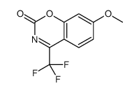 7-methoxy-4-(trifluoromethyl)-1,3-benzoxazin-2-one Structure