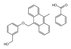 benzoic acid,[3-[(10-methylanthracen-9-yl)methoxy]phenyl]methanol结构式