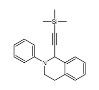 trimethyl-[2-(2-phenyl-3,4-dihydro-1H-isoquinolin-1-yl)ethynyl]silane Structure