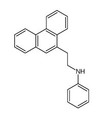 9-(2-Anilinoethyl)phenanthrene结构式