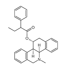 (4bS,10bR,11R)-5-methyl-4b,5,6,10b,11,12-hexahydrobenzo[c]phenanthridin-11-yl 2-phenylbutanoate结构式