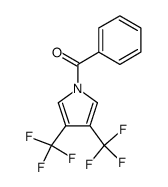 N-benzoyl-3,4-bis(trifluoromethyl)pyrrole Structure