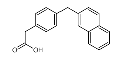 2-[4-(naphthalen-2-ylmethyl)phenyl]acetic acid Structure