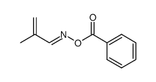 O-benzoyl-2-methylpropenal oxime结构式