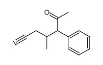 γ-acetyl-β-methylbenzenebutanenitrile Structure