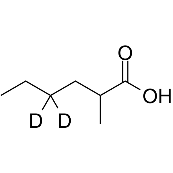 2-​Methylhexanoic acid-d2 Structure