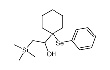 1-(1-(phenylselanyl)cyclohexyl)-2-(trimethylsilyl)ethan-1-ol结构式