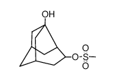 4-exo-mesyloxyprotoadamantan-8-ol Structure