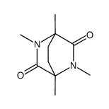 1,2,4,5-tetramethyl-2,5-diazabicyclo[2,2,2]octane-3,6-dione Structure