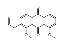 1,8-dimethoxy-2-prop-2-enylanthracene-9,10-dione Structure