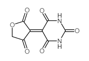 2,4,6(1H,3H,5H)-Pyrimidinetrione,5-(dihydro-2,4-dioxo-3(2H)-furanylidene)- picture