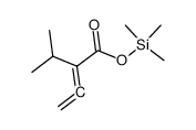trimethylsilyl 2-isopropylbuta-2,3-dienoate结构式