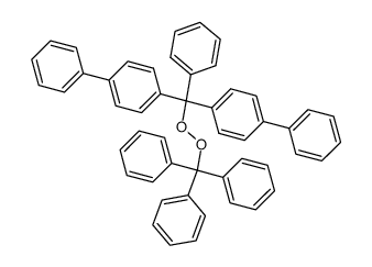 (4,4'-diphenyl-trityl)-trityl peroxide Structure