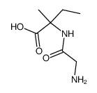 Butyric acid,-alpha--(glycylamino)--alpha--methyl- (1CI) structure