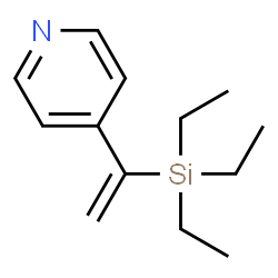 Pyridine, 4-[1-(triethylsilyl)ethenyl]- (9CI) Structure