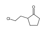 2-(2'-chloroethyl)cyclopentanone结构式