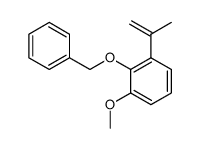 3-methoxy-2-(phenylmethoxy)-α-methylstyrene结构式