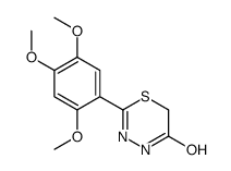 2-(2,4,5-trimethoxyphenyl)-4H-1,3,4-thiadiazin-5-one Structure